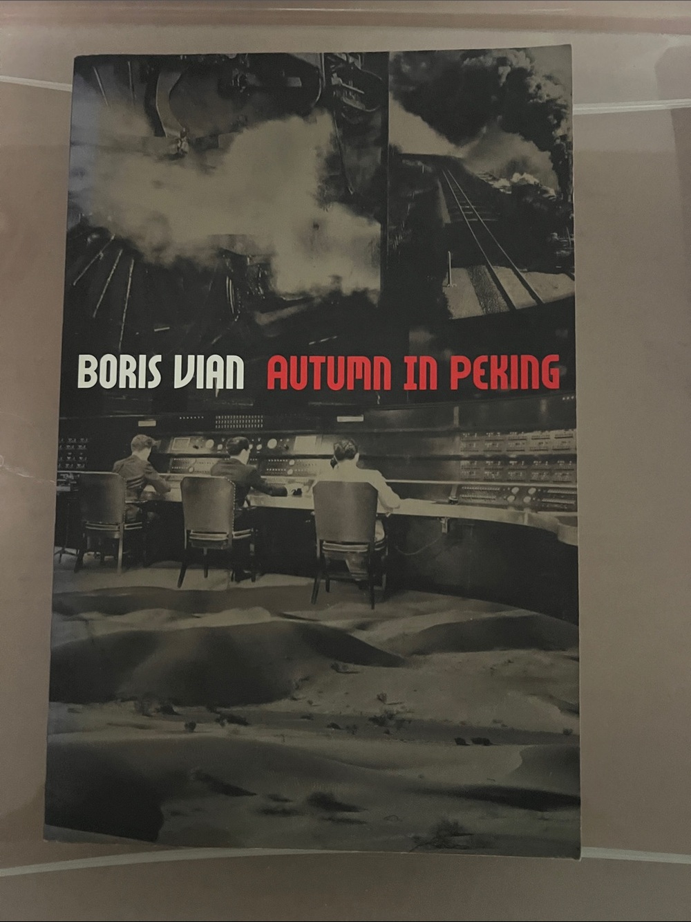 Boris Vian "Autumn in Peking" Vintage Paperback - Black & Red Cover